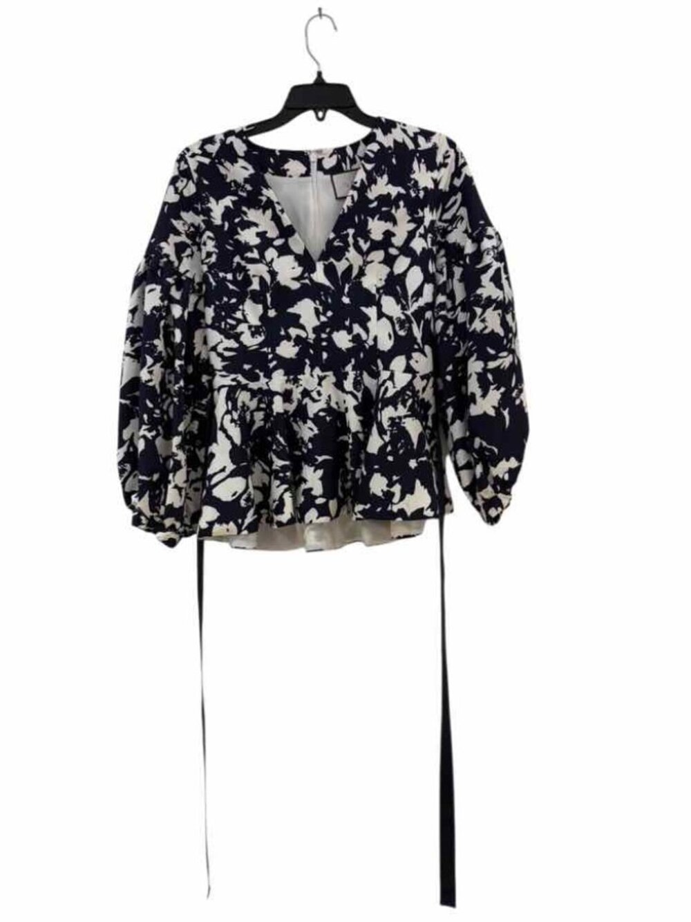 Alexis Navy and White Size S Dress